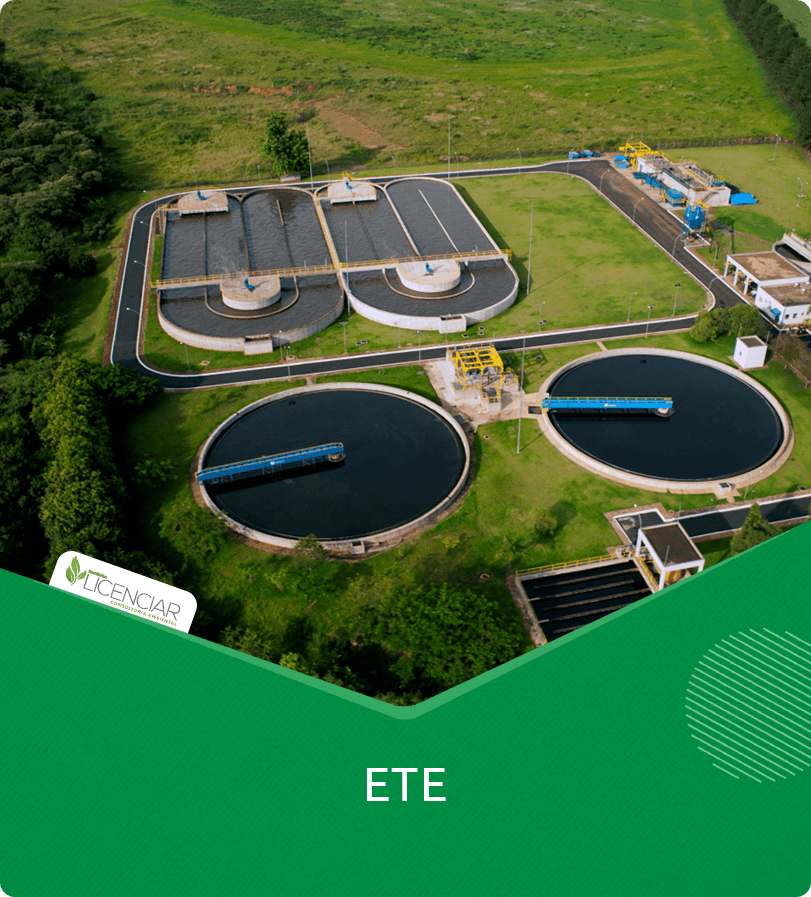 Implantação de Estação de tratamento de efluentes – ETE